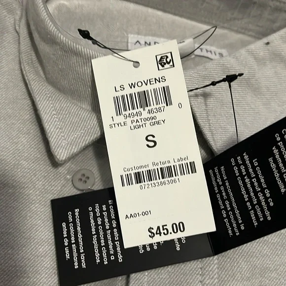 NWT- INC International - men’s S, L & XL - Picture 5 of 7